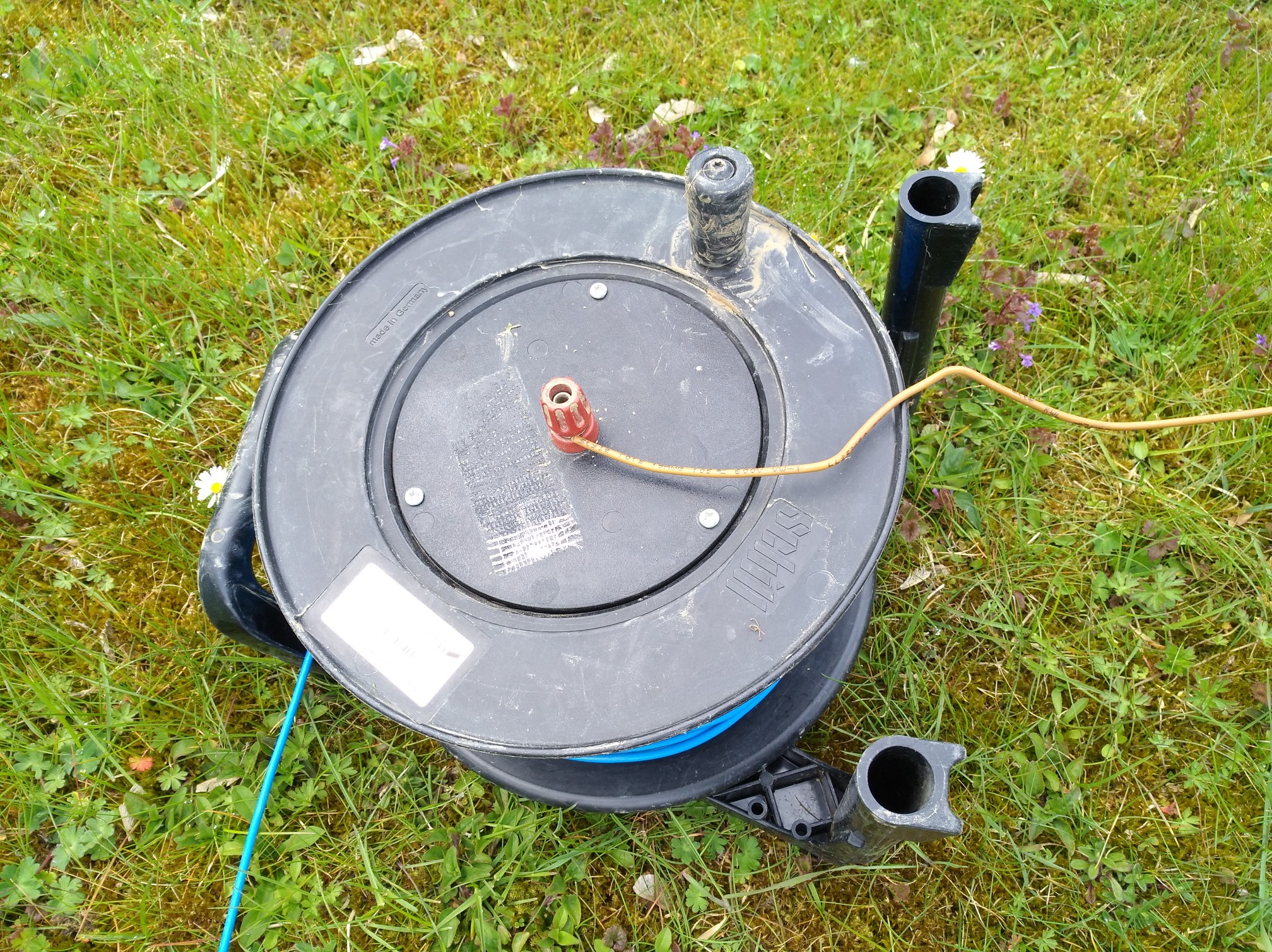 Cable drum connection